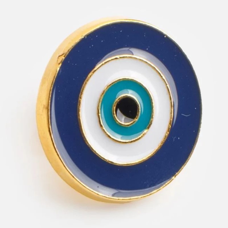 Brosa Pin cu Ochi Albastru Protector 2cm