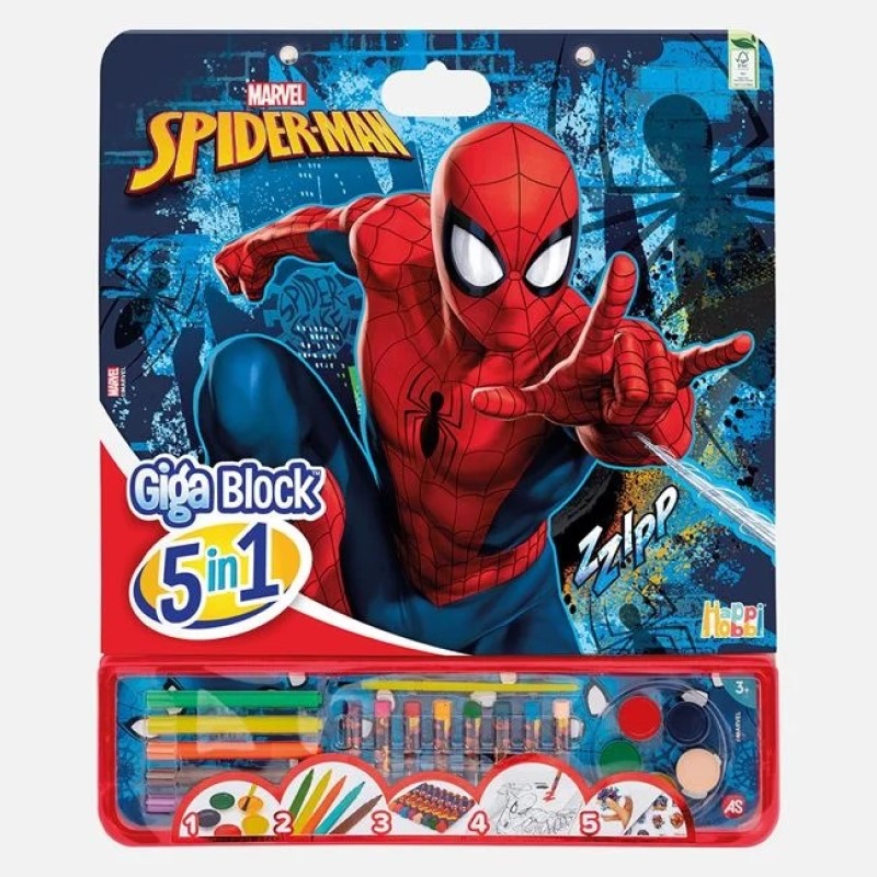 Set Gigant de Colorat Spiderman AS 35x42cm