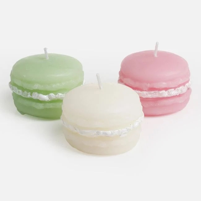 Lumanare cu Model 3D tip Macaron Colorata 4,5x3,8cm - imagine 2