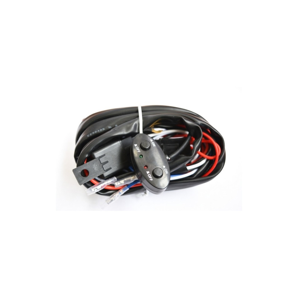 Cablaj Proiectoare Plafon 12v cu Relee Sigurante si Switch pentru Lumini Auto CPR11