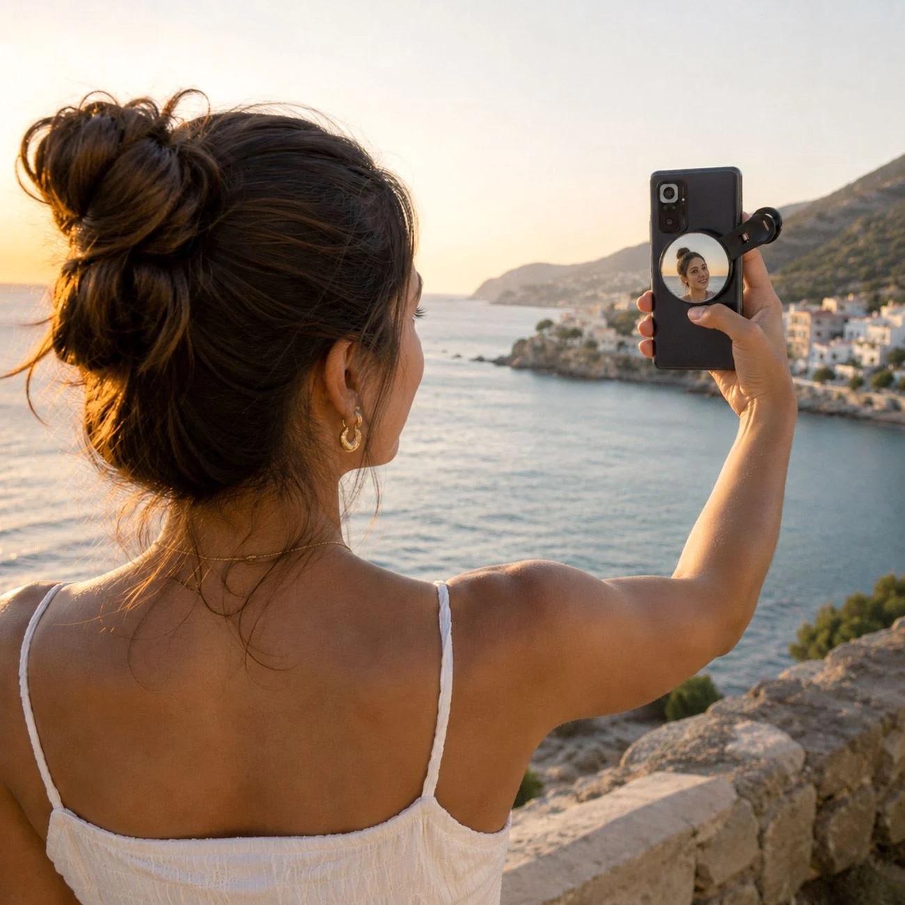 Clips cu Oglinda pentru Telefon Compatibil cu Toate Modelele - imagine 3