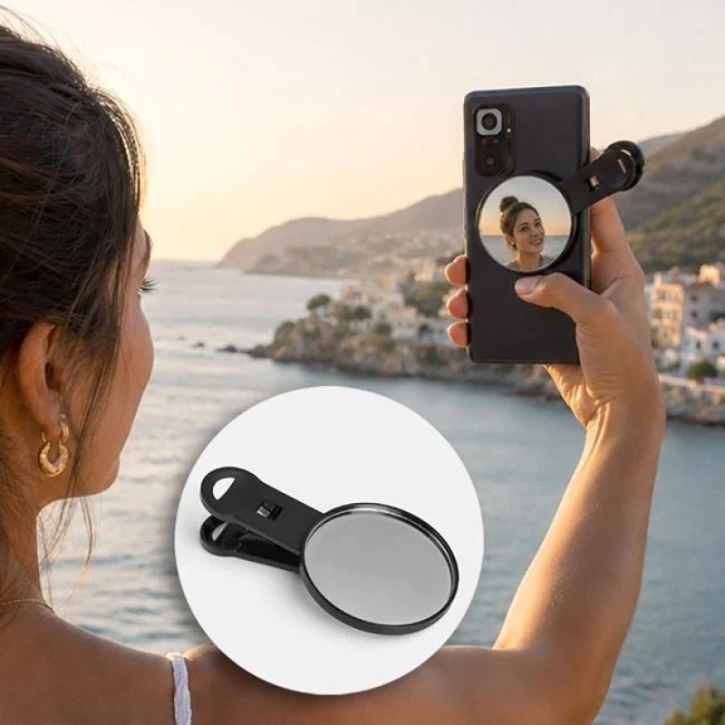 Clips cu Oglinda pentru Telefon Compatibil cu Toate Modelele