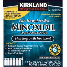Solutie Minoxidil 5 Kirkland  Cresterea Parului – Tratament 6 Luni